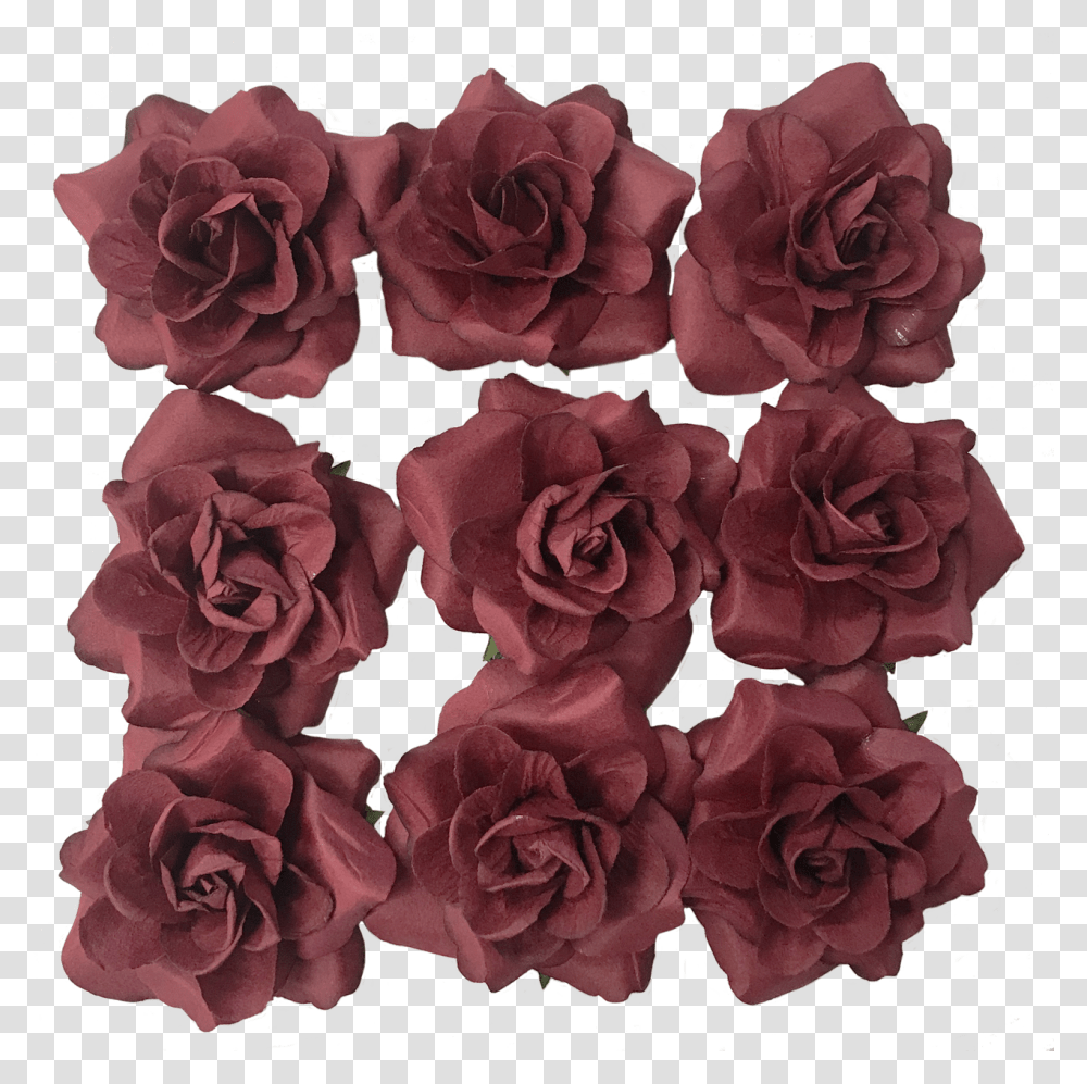 Flr 064 Paper Flowerburgundy Floribunda, Plant, Blossom, Rose, Geranium Transparent Png