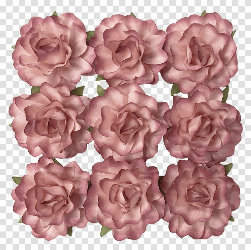 Flr 072 Paper Flowerdusty Pink Artificial Flower, Geranium, Plant, Petal, Rose Transparent Png