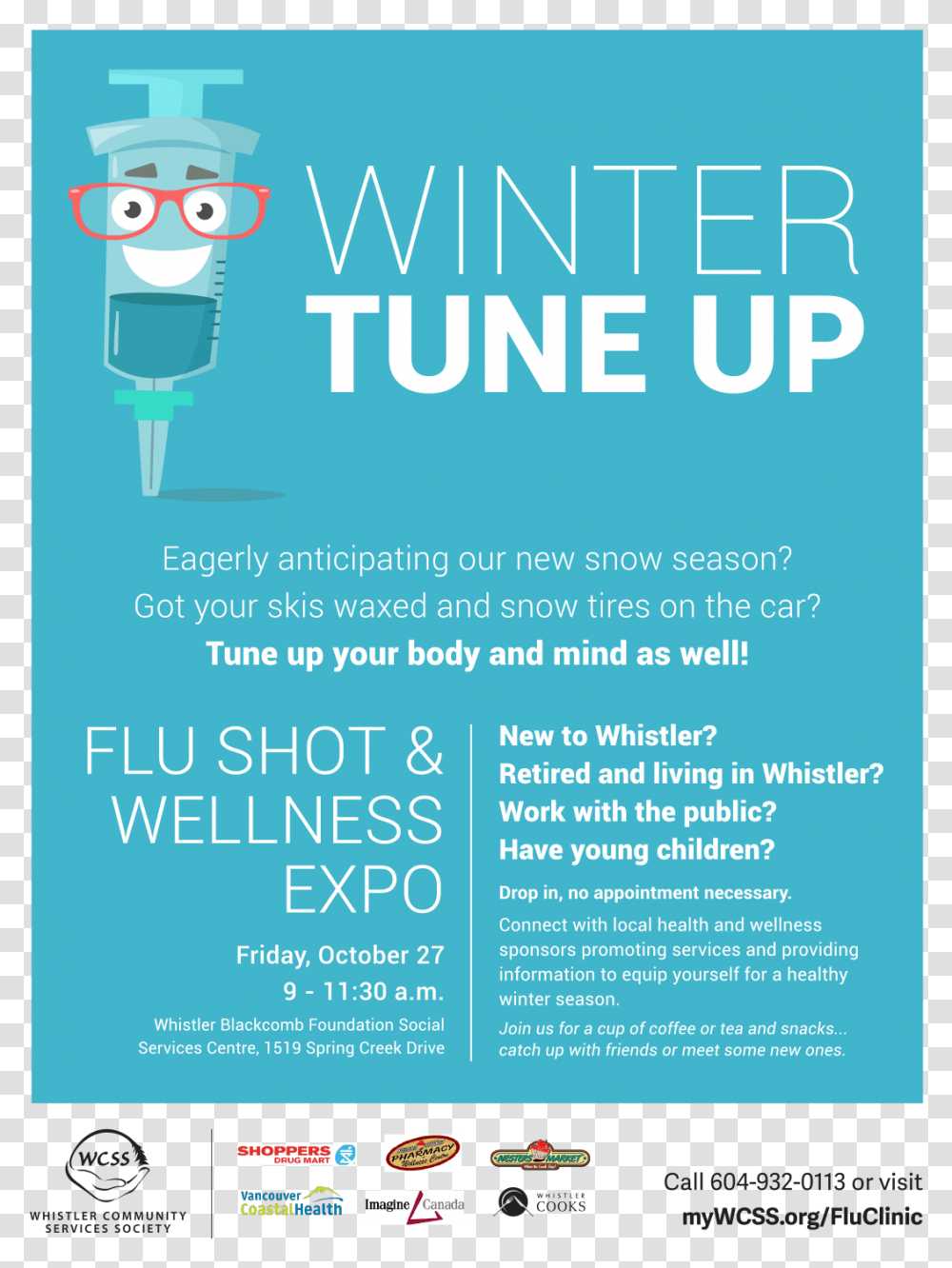 Flu Vaccine Poster Retirement Home, Advertisement, Flyer, Paper, Brochure Transparent Png