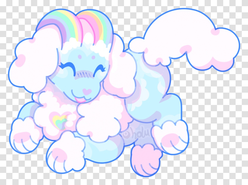 Fluffy Clipart Pastel Cloud Cartoon, Heart Transparent Png