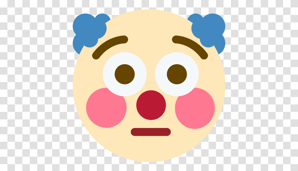 Flushed Clown Emoji Discord, Food, Sphere, Sweets, Confectionery Transparent Png
