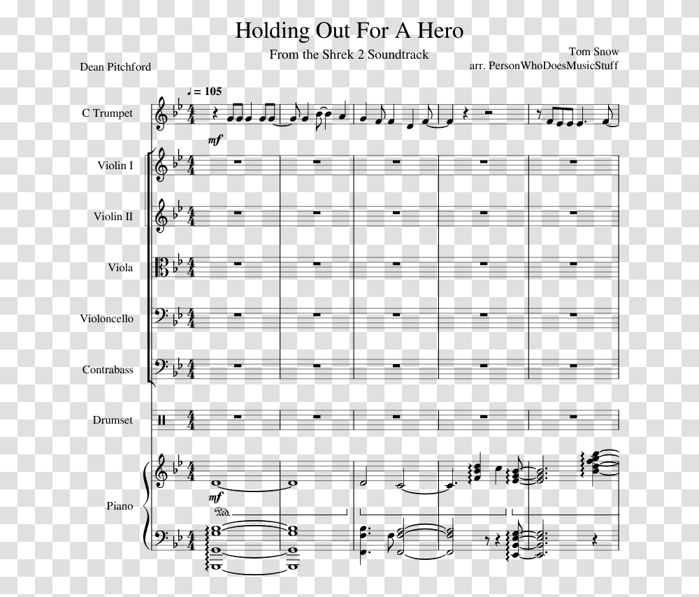 Flute Miraculous Ladybug Theme Song Violin Sheet Music, Gray, World Of Warcraft Transparent Png