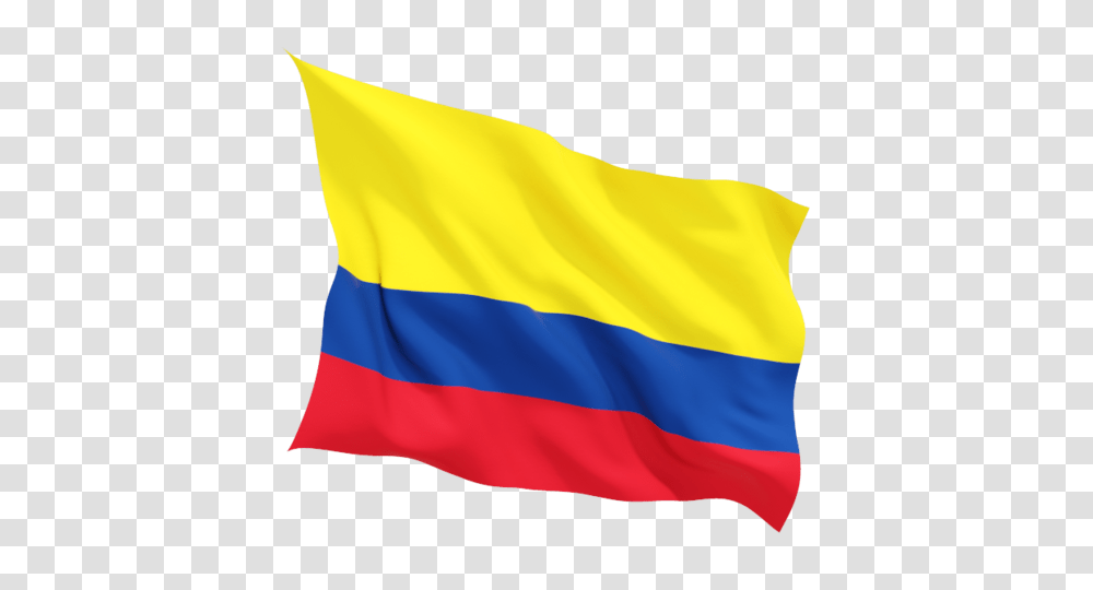 Fluttering Flag Illustration Of Flag Of Colombia, American Flag Transparent Png