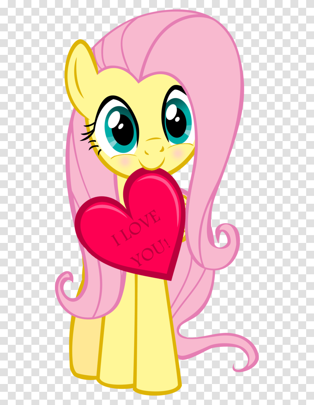 Fluttershy And Twilight Sparkle, Heart Transparent Png