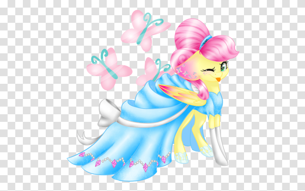 Fluttershy Cinderella, Toy, Flower Transparent Png