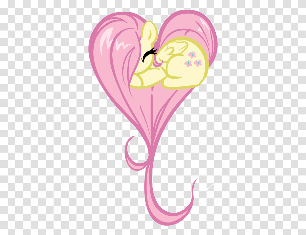 Fluttershy Every Pony's Dream My Little Pony Fluttershy Heart, Graphics, Pattern, Floral Design, Flower Transparent Png