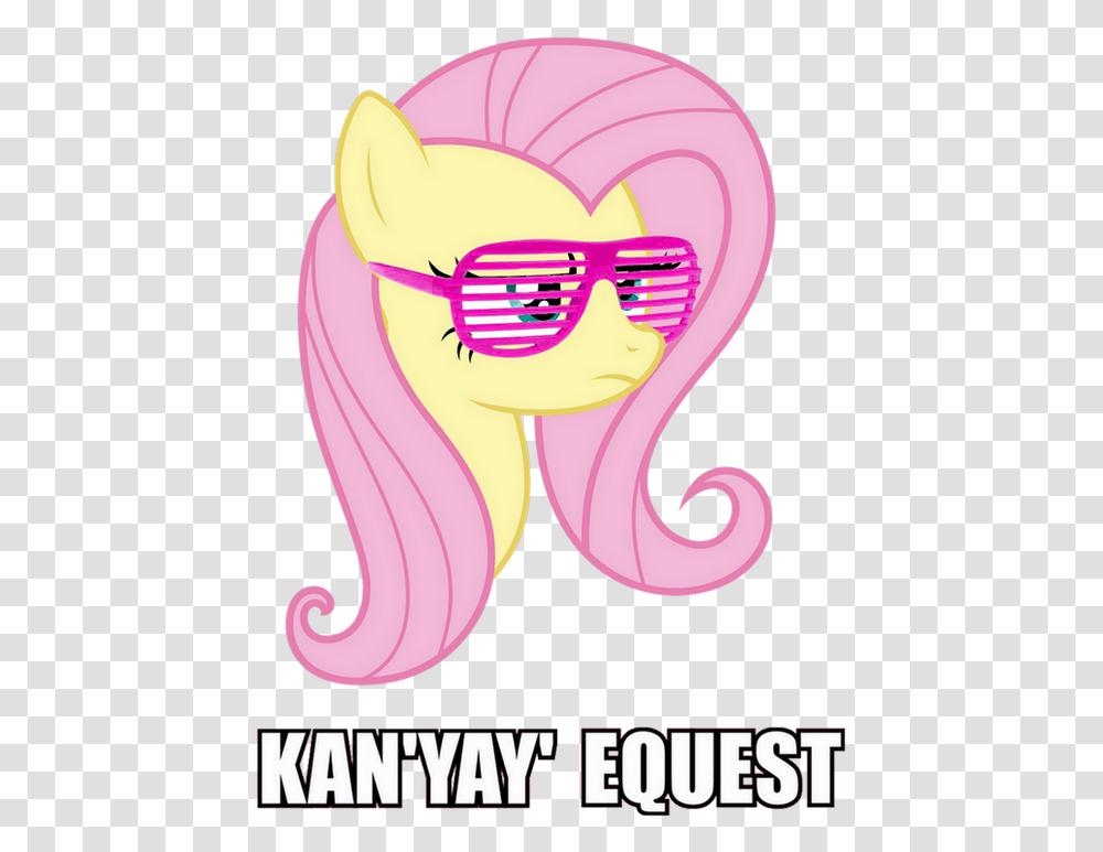 Fluttershy Image Macro Kanye West Rapper Safe Happy Anniversary Sean, Ear, Heart Transparent Png