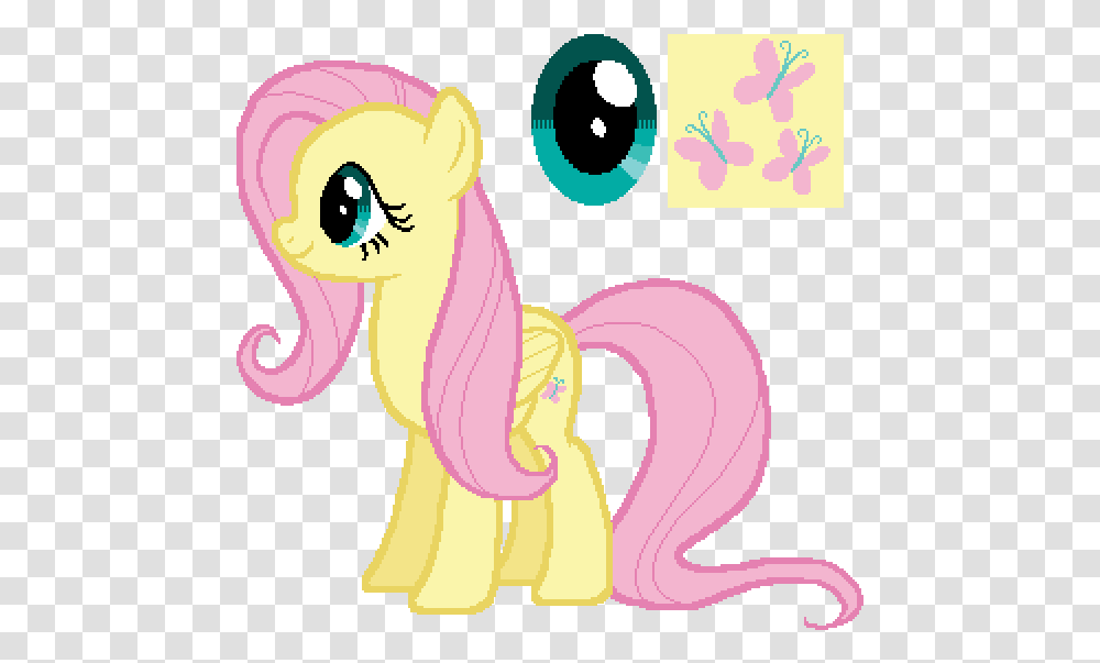 Fluttershy Mlp Fluttershy Color Guide, Graphics, Art, Animal, Purple Transparent Png