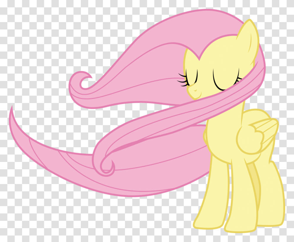 Fluttershy Wings Folded, Outdoors, Animal, Mammal, Purple Transparent Png
