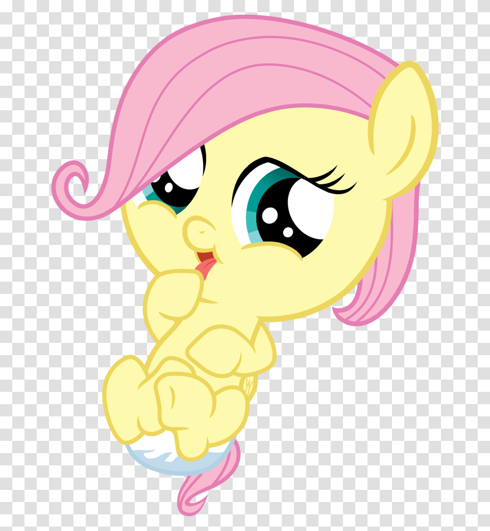 Fluttershying The Baby Vector, Plant, Face Transparent Png