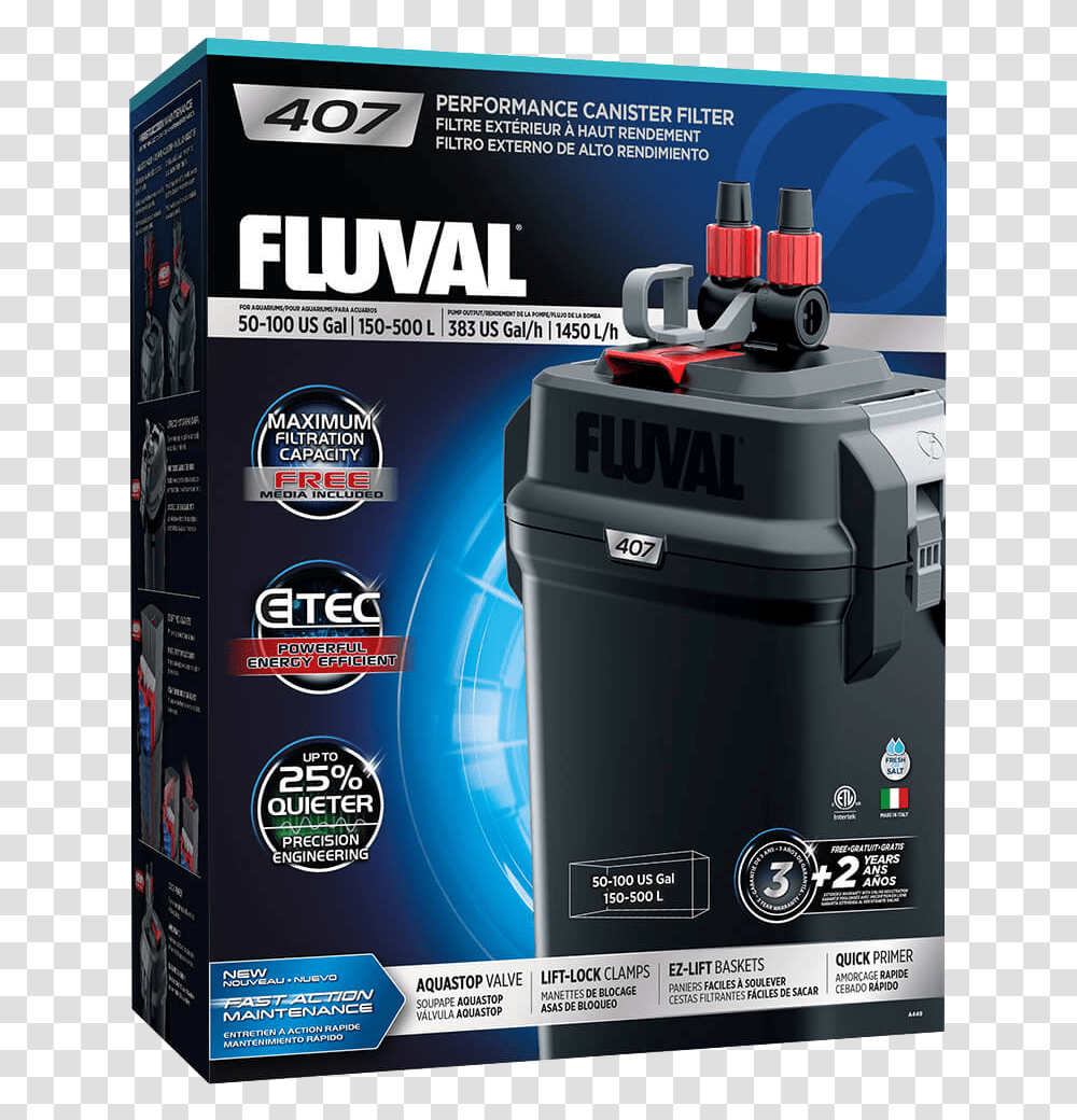 Fluval 307 External Filter, Machine, Poster, Advertisement Transparent Png