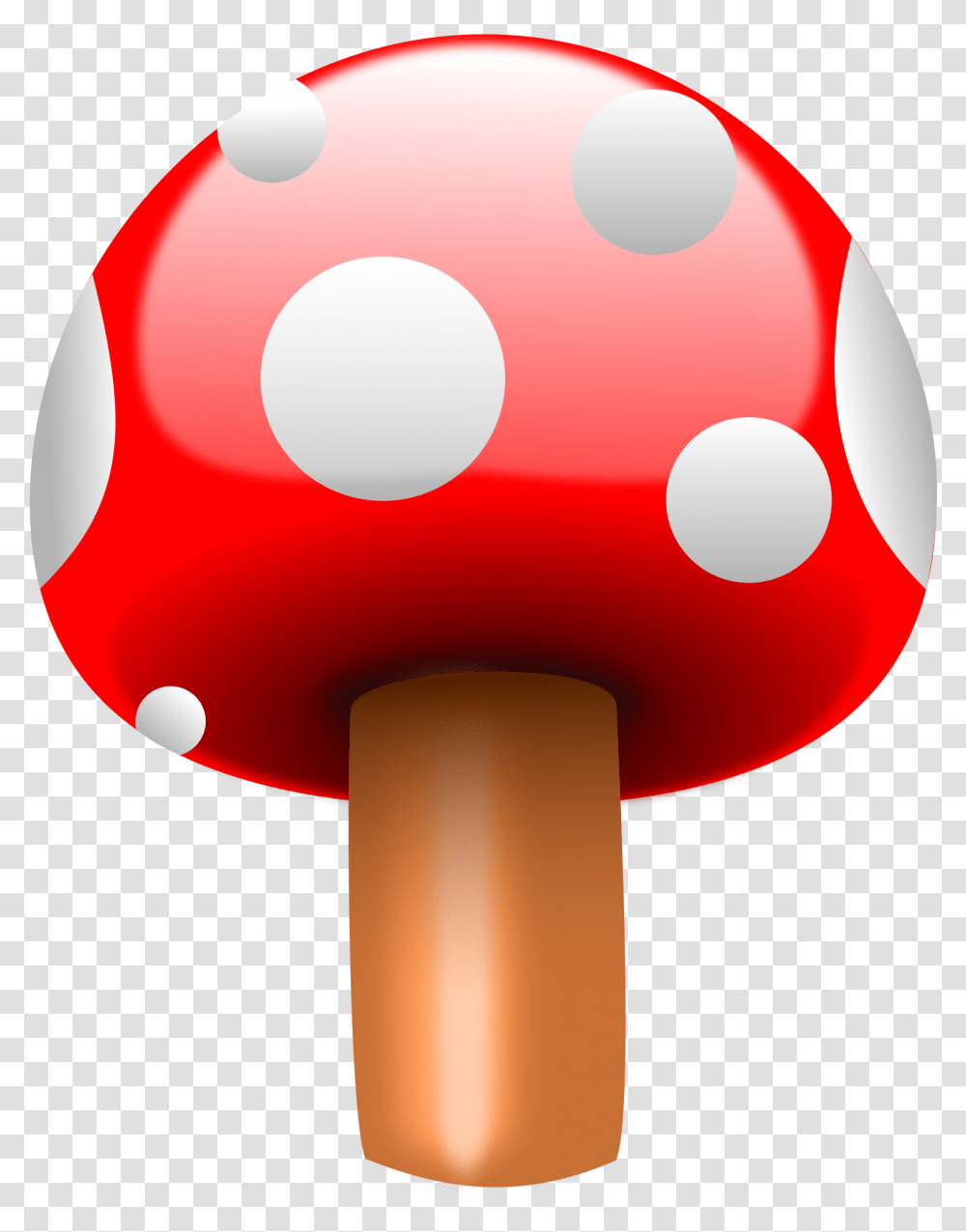 Fly Agaric Mushroom Red Fungi Fungus Poison Mashroom One Red, Lamp, Plant, Balloon, Amanita Transparent Png