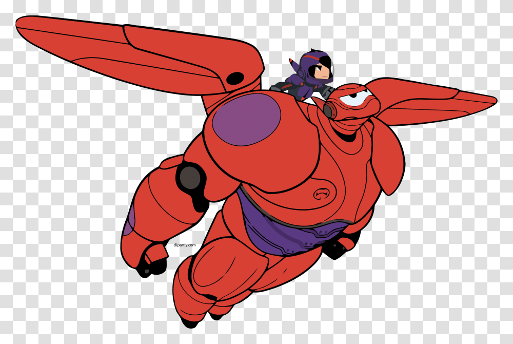 Fly Clipart Baymax And Hiro Flying, Animal, Angry Birds Transparent Png