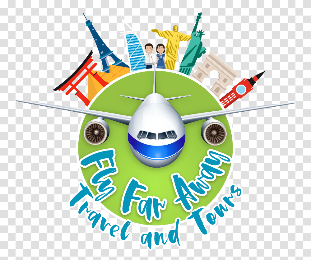 Fly Far Away Travel And Tours Airliner, Helmet, Person Transparent Png