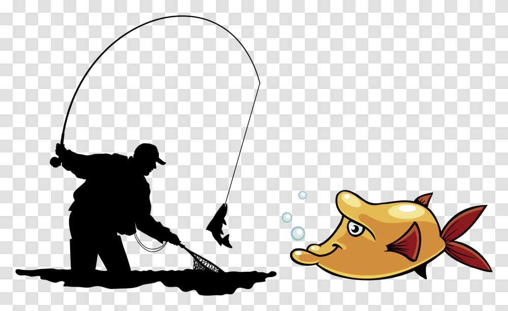 Fly Fishing Illustration, Person, Human, Outdoors, Cleaning Transparent Png