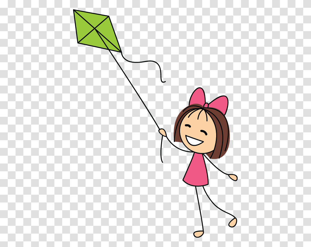 Fly Kite Clipart, Outdoors, Female, Nature, Girl Transparent Png