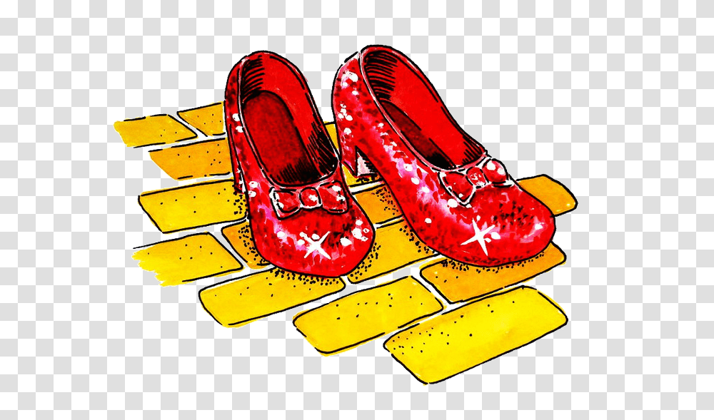 Fly Me To The Broom Clil The Yellow Brick Road I, Apparel, Shoe, Footwear Transparent Png