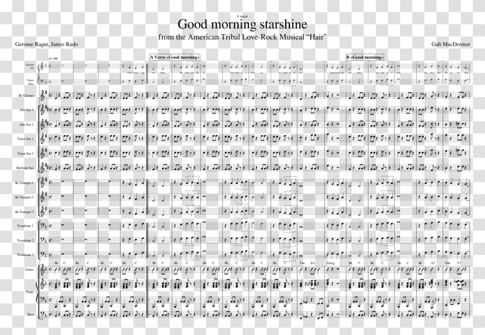 Fly Me To The Moon Big Band Sheet Music, Gray, World Of Warcraft Transparent Png