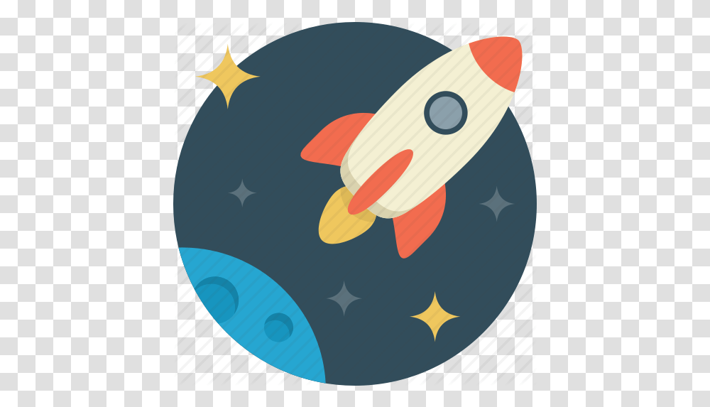 Fly Startup Spaceship Rocket Space Flat Rocket Icon, Outdoors, Nature, Pillow, Cushion Transparent Png