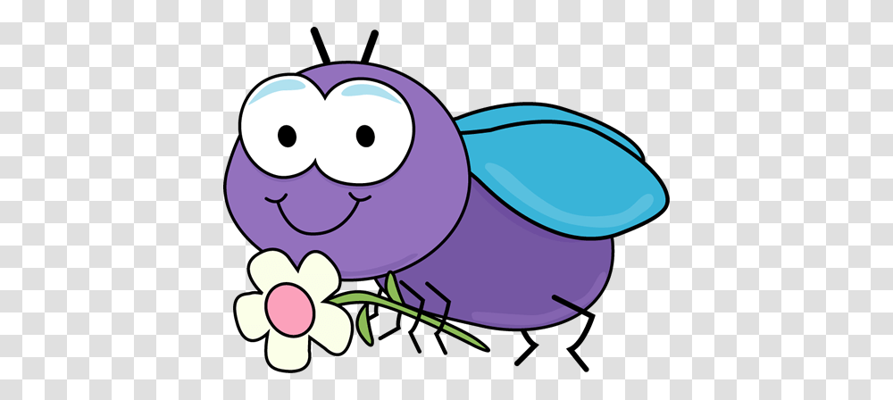 Fly With A Flower Clip Art Image, Sunglasses, Animal, Invertebrate, Outdoors Transparent Png