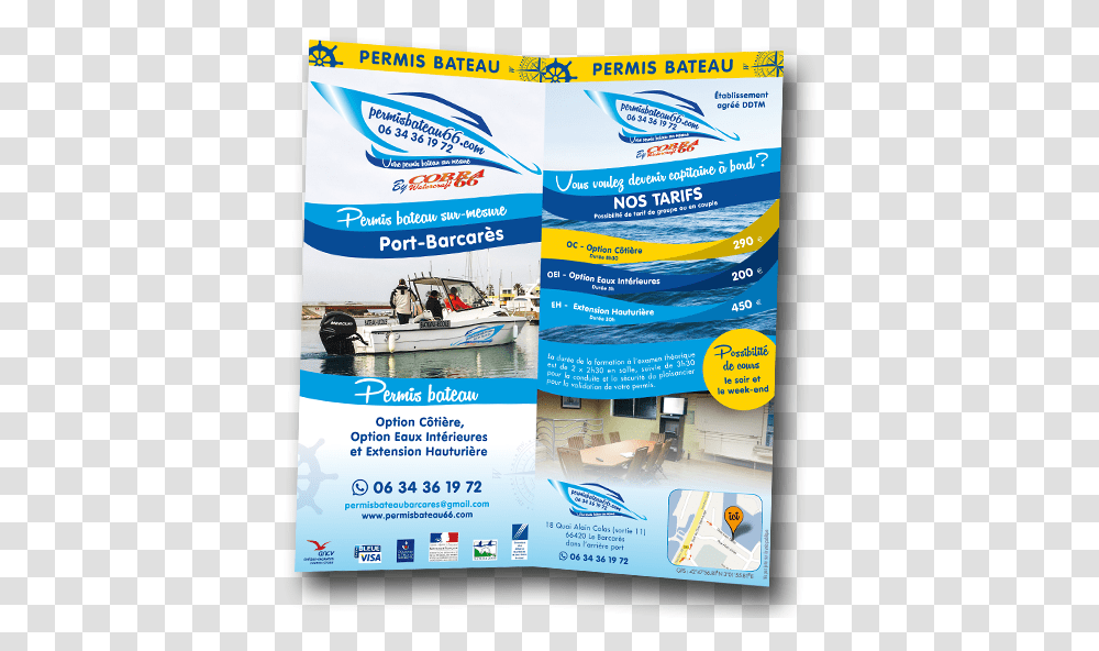 Flyer Permis Bateau Flyer, Poster, Advertisement, Paper, Brochure Transparent Png