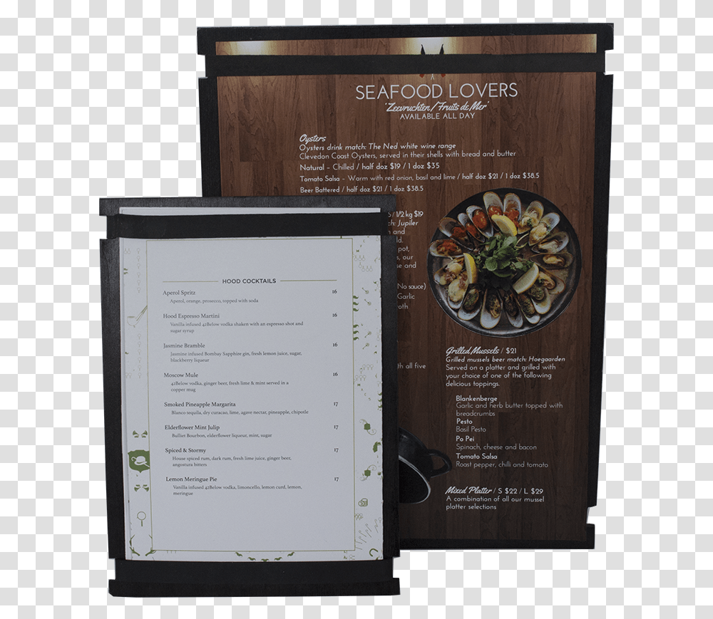 Flyer, Menu Transparent Png