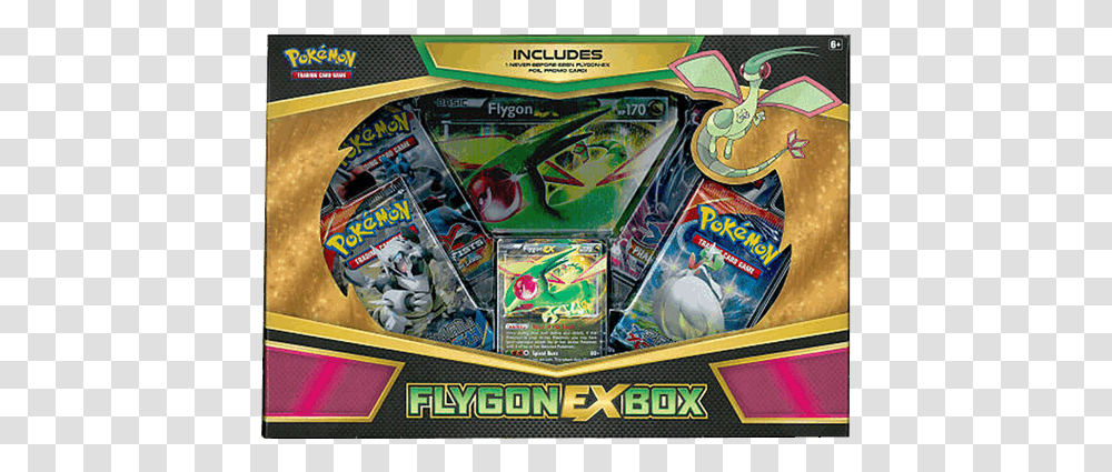 Flygon Ex Pokemon Online Bonus Code Card Collectables Gift Basket, Arcade Game Machine, Flyer, Poster, Paper Transparent Png
