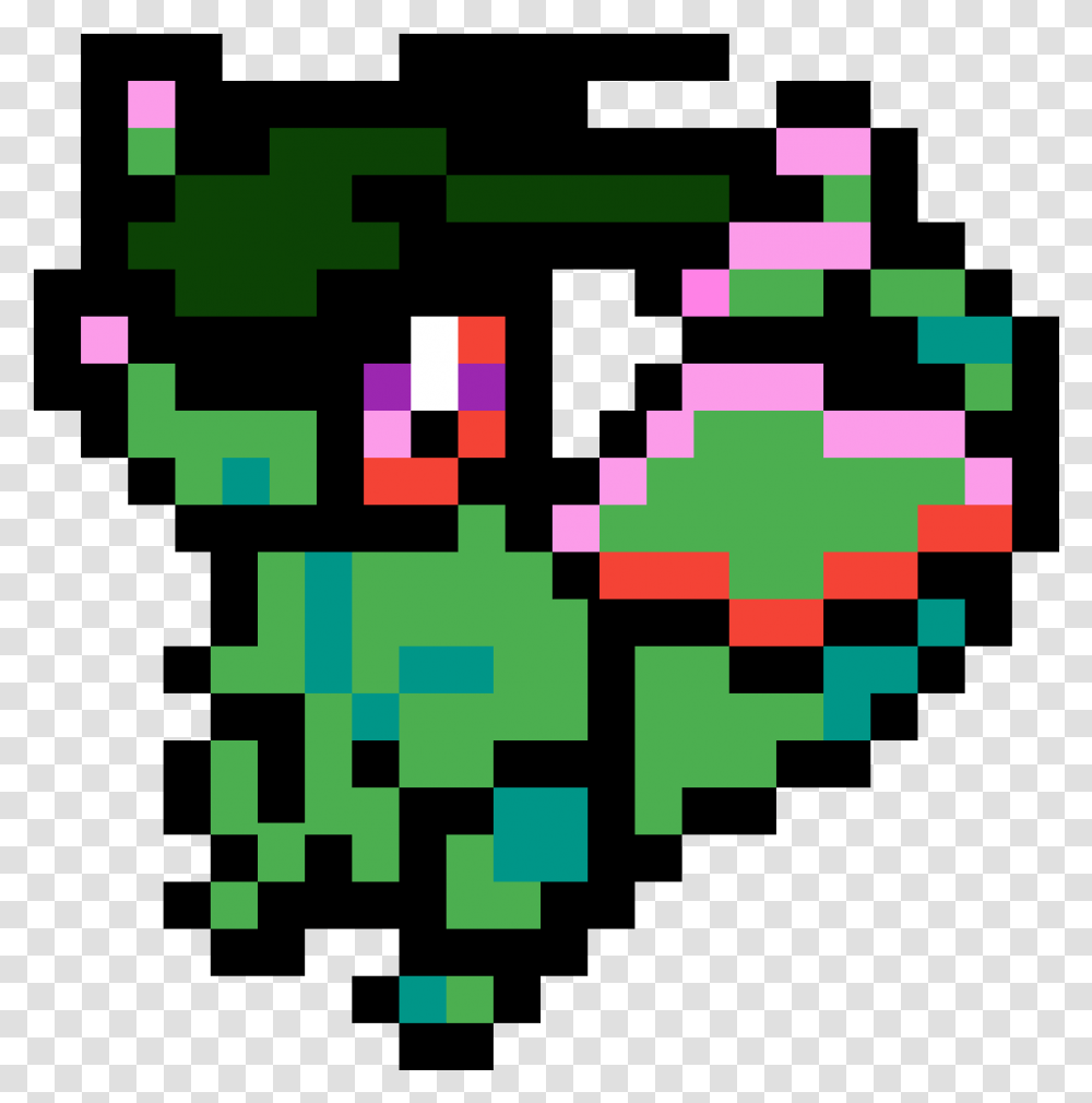 Flygon Pixel Art Pokemon Zeraora, Graphics, Rug, Minecraft, Pac Man Transparent Png