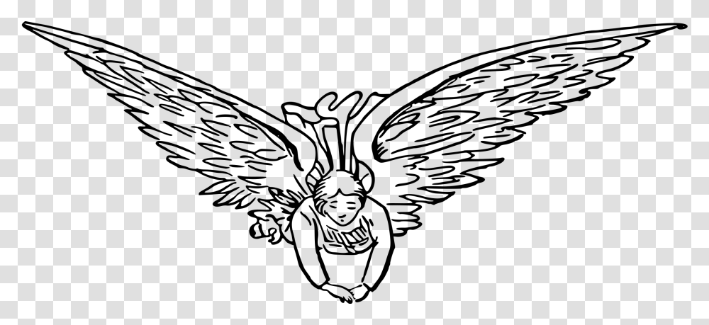 Flying Angel Clip Arts Flying Angel, Gray, World Of Warcraft Transparent Png