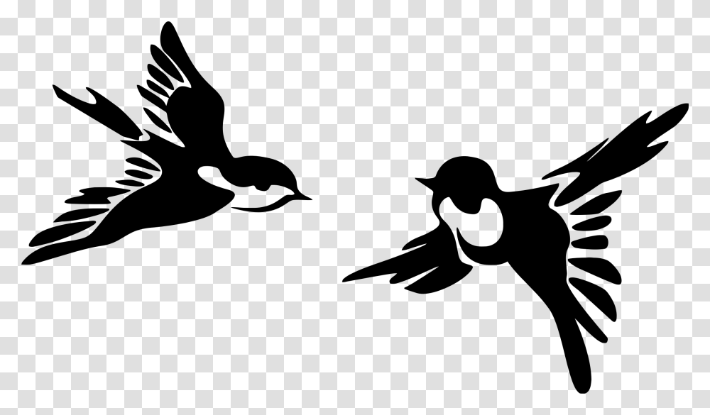 Flying Baby Bird Silhouette, Gray, World Of Warcraft Transparent Png