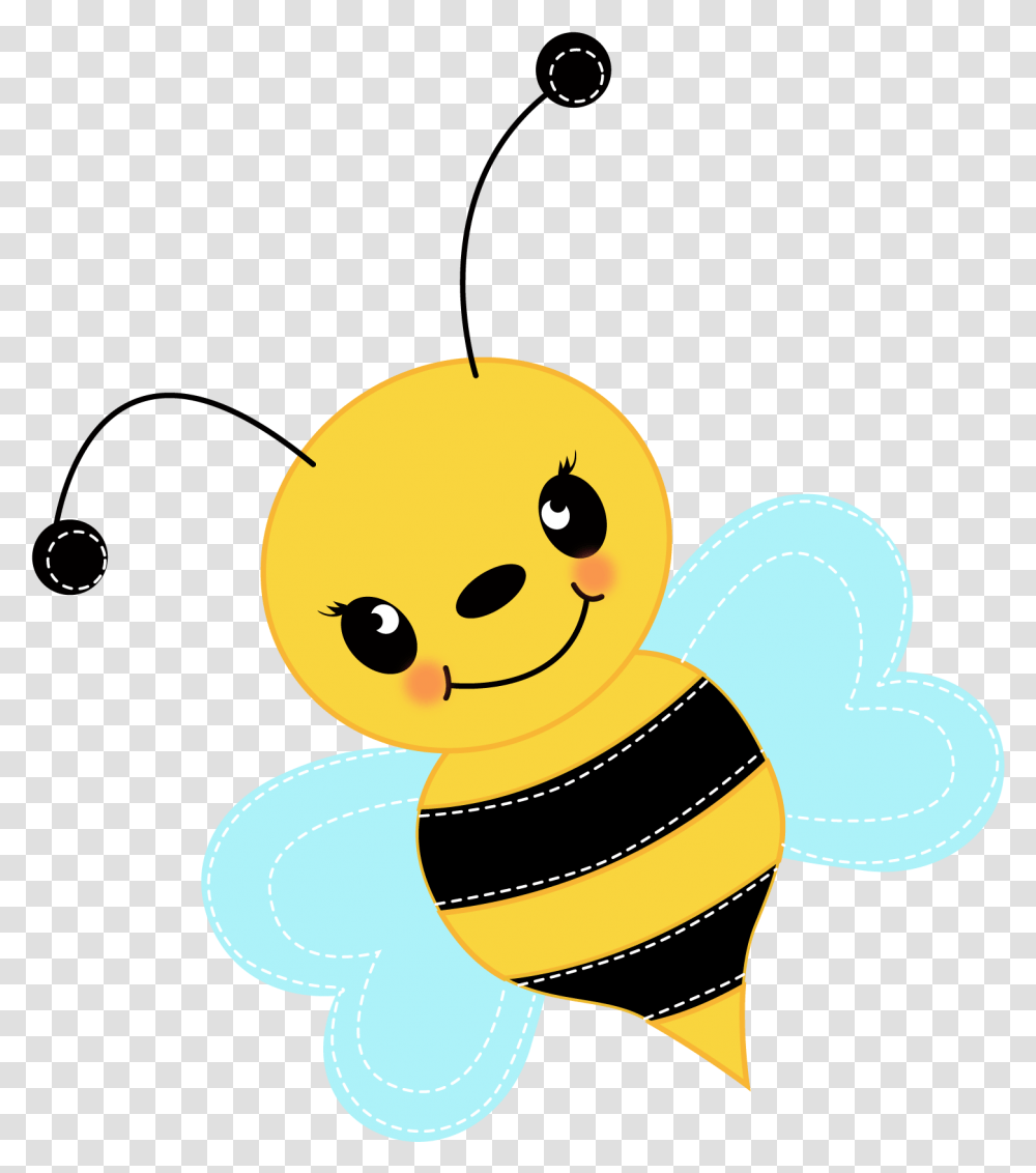 Flying Bee Clip Art Free Cute Bee Clipart, Honey Bee, Insect, Invertebrate, Animal Transparent Png