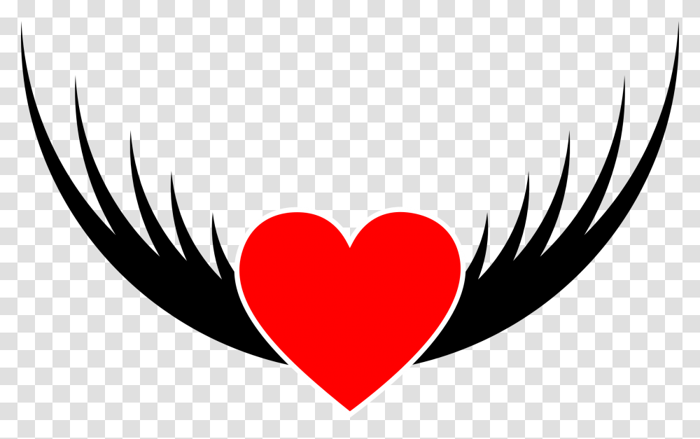 Flying Big Image Flying Heart, Pillow, Cushion Transparent Png