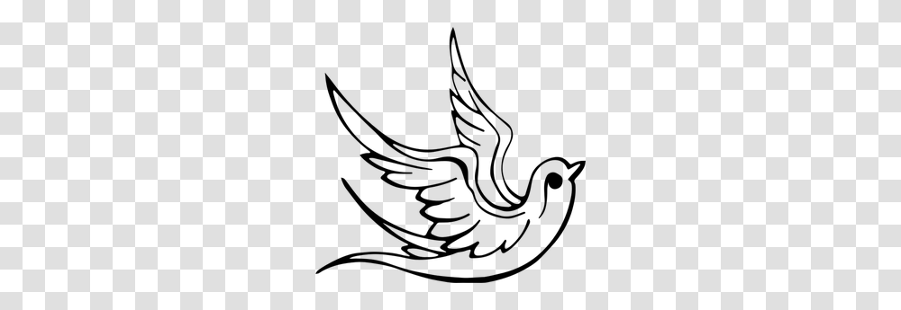 Flying Bird Clip Art Free, Gray, World Of Warcraft Transparent Png