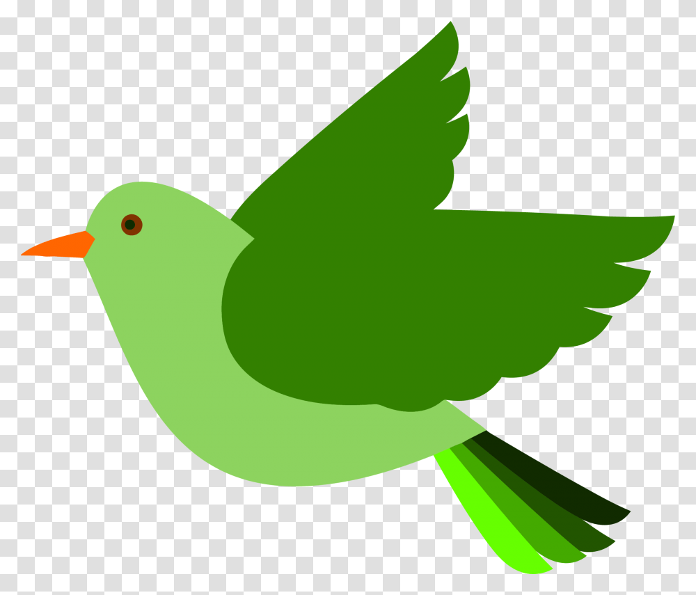 Flying Bird Clipart, Animal, Green, Finch, Parakeet Transparent Png