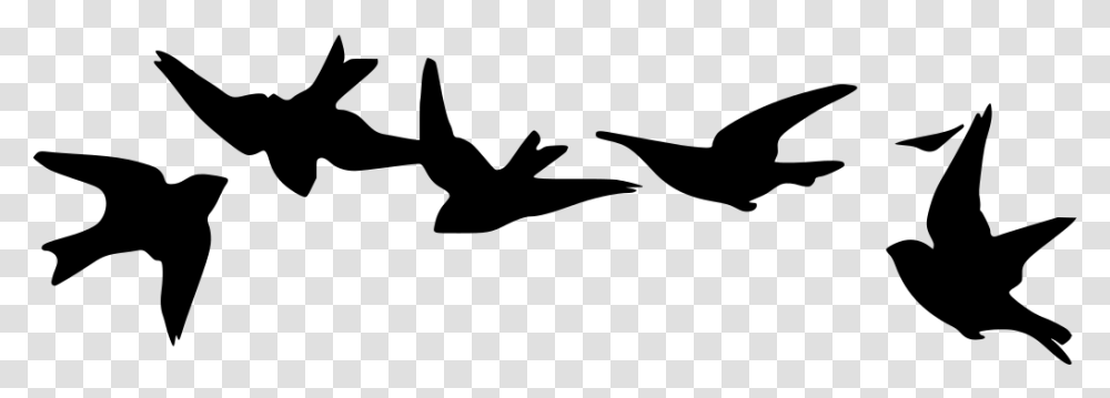 Flying Bird Silhouette, Gray, World Of Warcraft Transparent Png