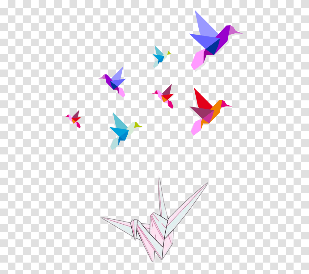 Flying Birds Gif, Origami, Paper, Star Symbol Transparent Png