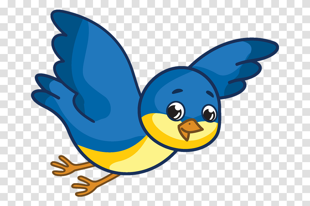 Flying Bluebird Clipart Free Download Bird Clipart Creazilla, Animal, Penguin Transparent Png