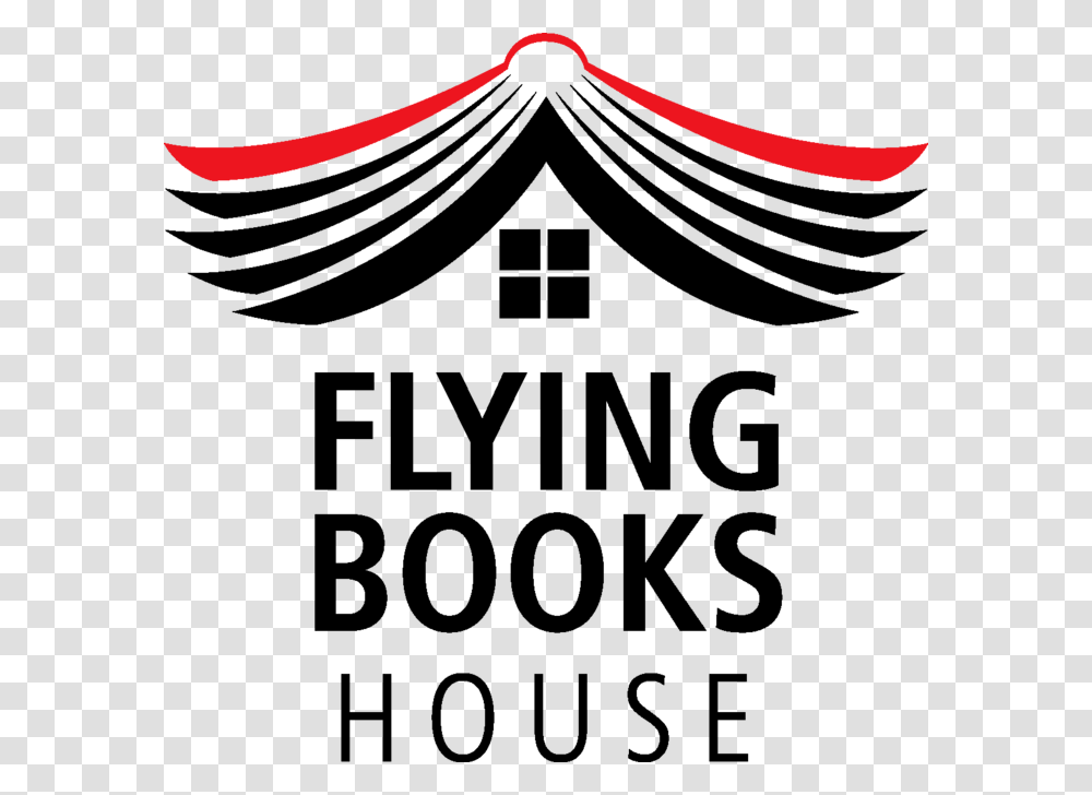 Flying Books House Poster, Label, Advertisement, Flyer Transparent Png