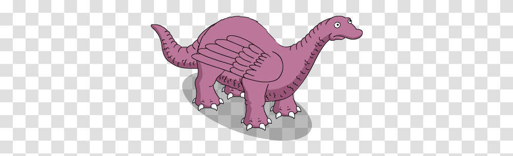 Flying Brachiosaurus Simpsons Tapped Out Dinosaur, Animal, Reptile, T-Rex, Mammal Transparent Png