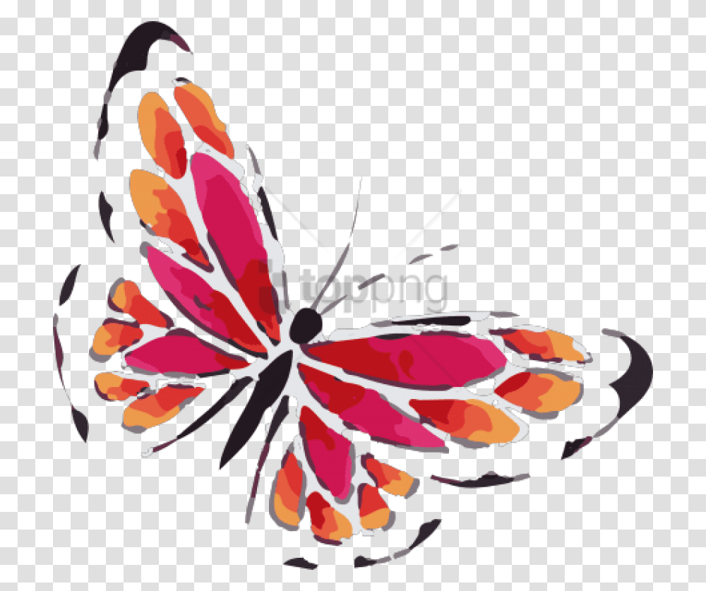 Flying Butterfly Butterfly Tattoo, Floral Design, Pattern Transparent Png