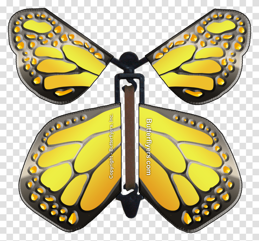 Flying Butterfly In Card, Insect, Invertebrate, Animal, Pattern Transparent Png