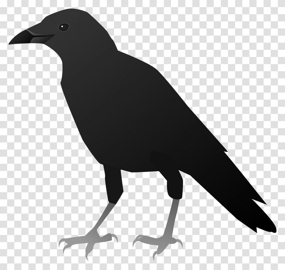 Flying Crows Cuervos Para Dibujar Faciles, Animal, Hammer, Tool, Bird Transparent Png