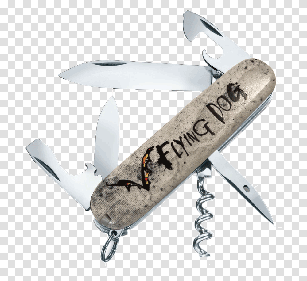 Flying Dog Swiss Army Knife Victorinox Spartan Bl, Axe, Tool, Blade, Weapon Transparent Png