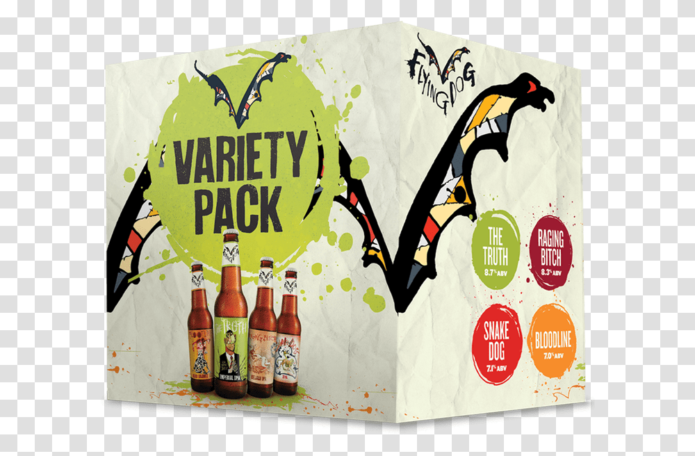 Flying Dog Variety Pack, Beer, Alcohol, Beverage, Drink Transparent Png