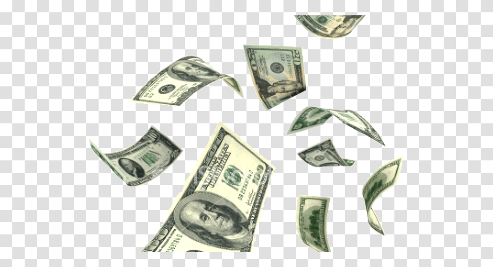 Flying Dollar, Money Transparent Png