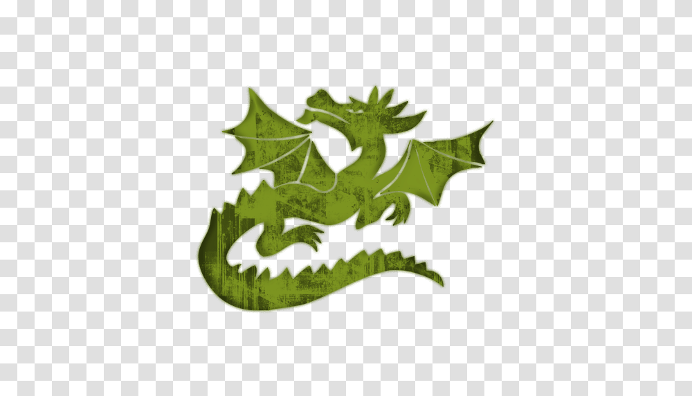 Flying Dragon Clipart, Leaf, Plant, Painting, Moss Transparent Png
