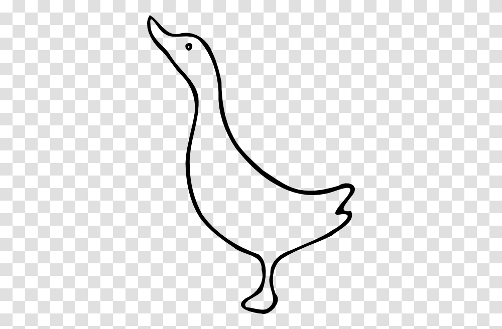 Flying Duck Clipart Black And White, Bird, Animal, Goose, Fowl Transparent Png