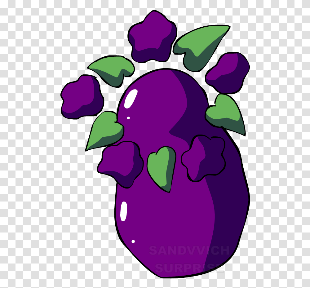 Flying Eggplant By Sandvvich On Clipart Library, Food, Purple, Sweets Transparent Png