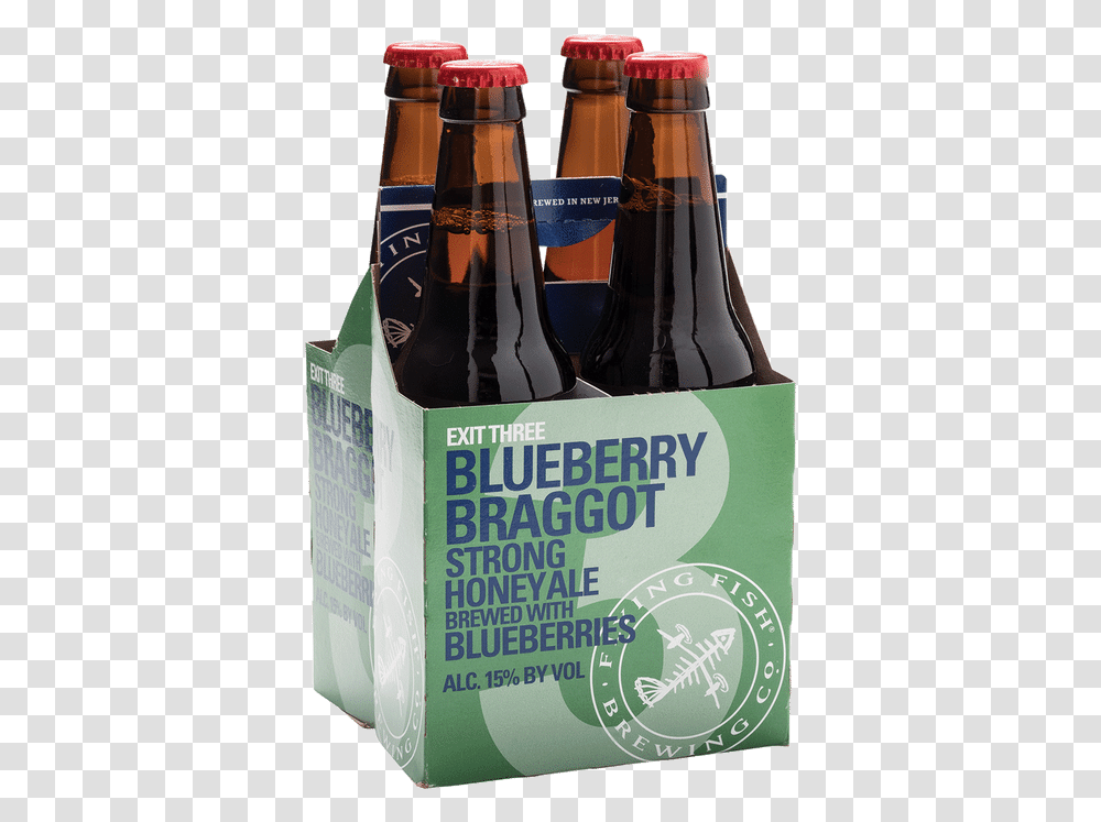 Flying Fish Blueberry Braggot Blueberry Braggot Beer, Alcohol, Beverage, Drink, Bottle Transparent Png