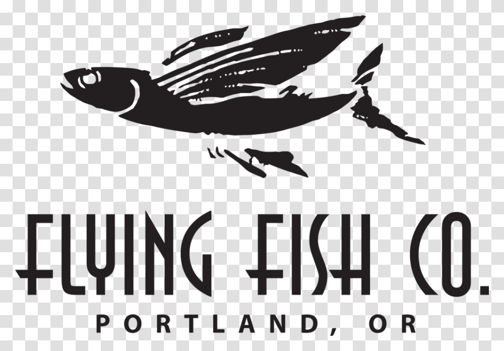 Flying Fish Portland Logo This One Wells Beach, Animal, Poster, Advertisement Transparent Png